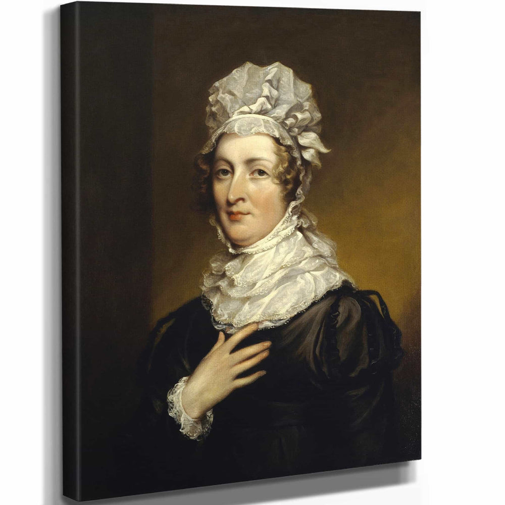 John Trumbull 11" x 14" / Stretched Canvas Wrap Portrait Of Mrs John Trumbull By John Trumbull