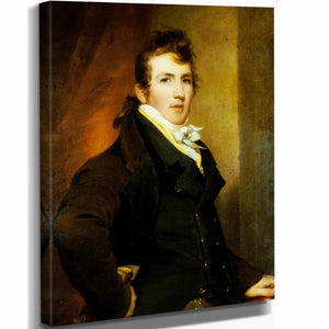 Thomas Sully 11" x 14" / Stretched Canvas Wrap Portrait Of Robert Erwin Gray By Thomas Sully