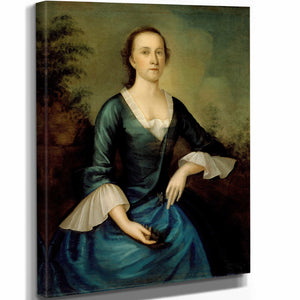 Portrait Of Sarah Larrabee Edes By Joseph Badger