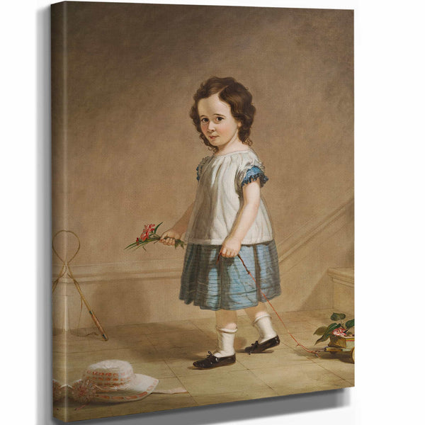 William Sidney Mount 11" x 14" / Stretched Canvas Wrap Portrait Of William Wickham Mills Smith By William Sidney Mount