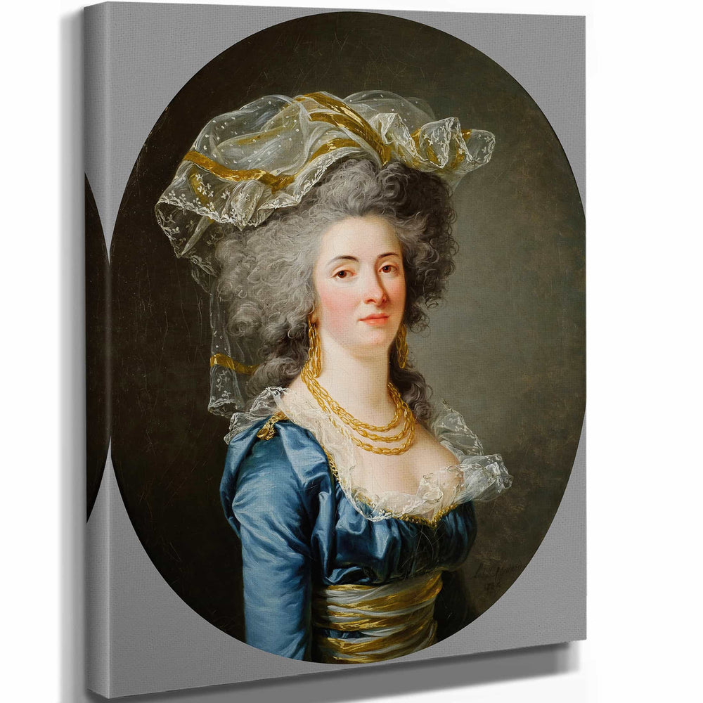 A 11" x 14" / Stretched Canvas Wrap Portrait Presume De Philiberte Orleans Perrin De Cypierre Comtesse De Maussion By A