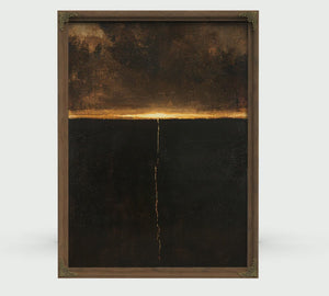 Dark Sweeping Abstract in Deep Shadow, Large Textured Wall Art, Abstract Wall Art, Mixed Media Acrylic Canvas