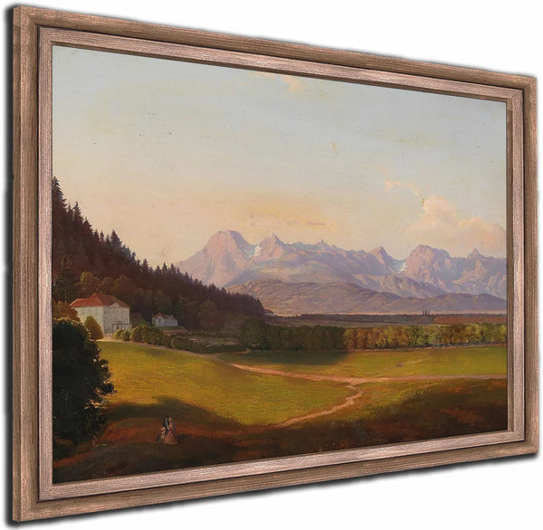 Radetzky Villa And The Kamnik Alps In Krain By Anton Karinger