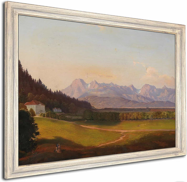 Radetzky Villa And The Kamnik Alps In Krain By Anton Karinger