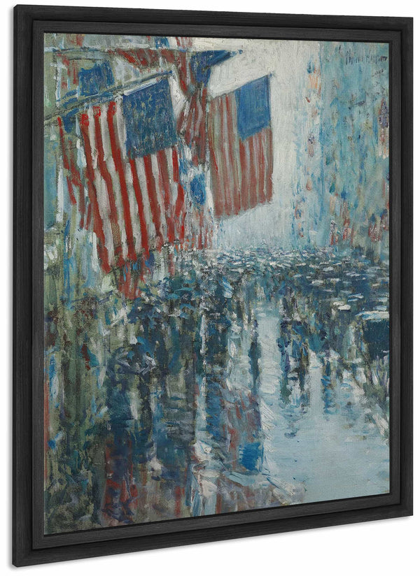 Rainy Day Fifth Avenue By Childe Hassam