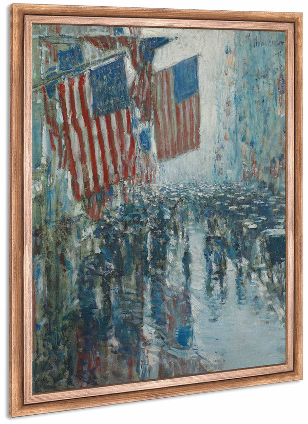 Rainy Day Fifth Avenue By Childe Hassam