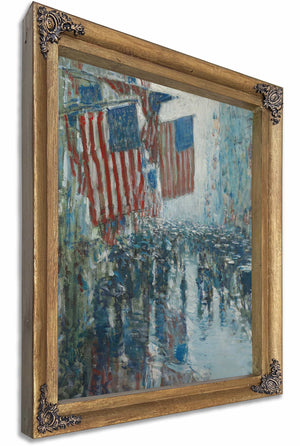 Rainy Day Fifth Avenue By Childe Hassam