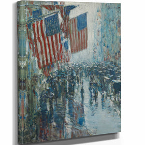 Rainy Day Fifth Avenue By Childe Hassam