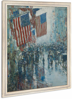 Rainy Day Fifth Avenue By Childe Hassam