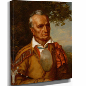 Charles Bird King 11" x 14" / Stretched Canvas Wrap Red Jacket Seneca Chief Sagoyewatha Ca By Charles Bird King