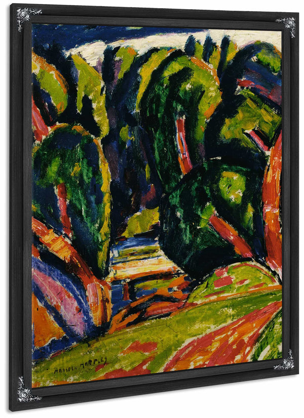 Red Tree By Marsden Hartley