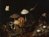 Otto Marseus Van Schrieck Reptiles Mushrooms And Butterflies By Otto Marseus Van Schrieck