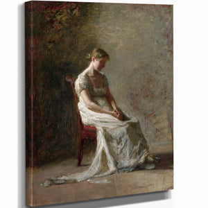 Thomas Eakins 11" x 14" / Stretched Canvas Wrap Retrospection By Thomas Eakins