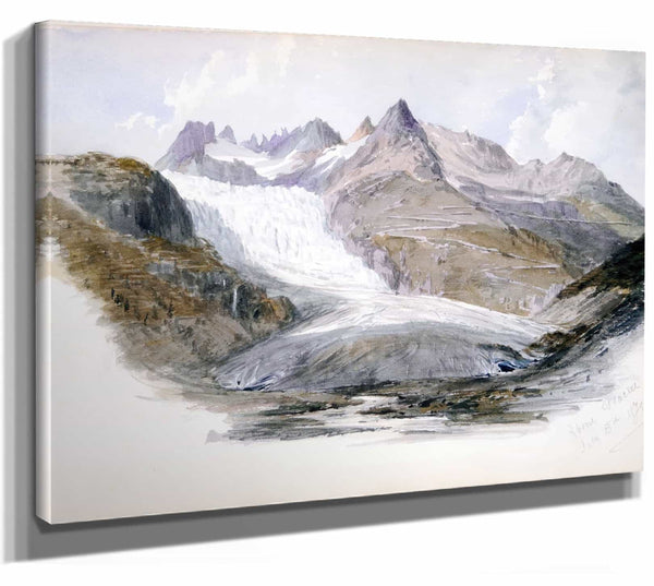 John Singer Sargent Rhone Glacier By John Singer Sargent