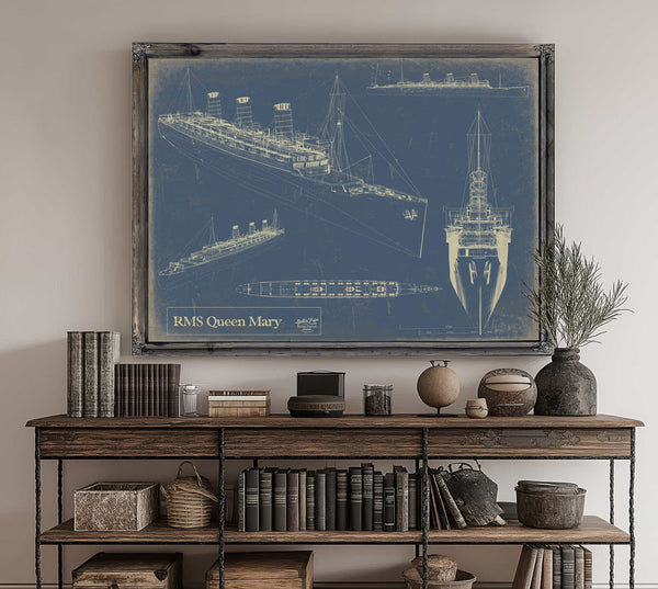 Rms Queen Mary Wall Art from Bella Frye.