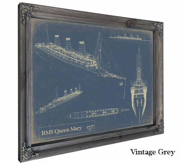 Rms Queen Mary Wall Art from Bella Frye.