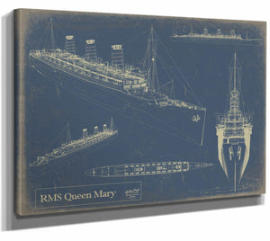 Rms Queen Mary Wall Art from Bella Frye.