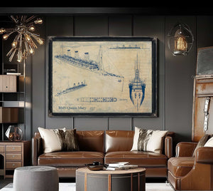 Rms Queen Mary Wall Art from Bella Frye.