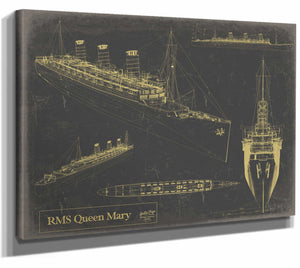 Rms Queen Mary Wall Art from Bella Frye.