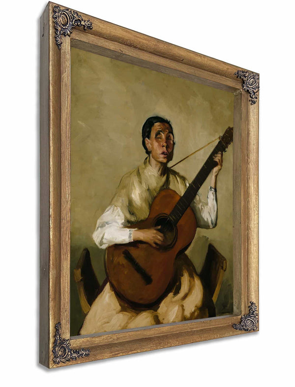 Blind Spanish Singer By Robert Henri