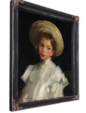 Dutch Girl In White By Robert Henri