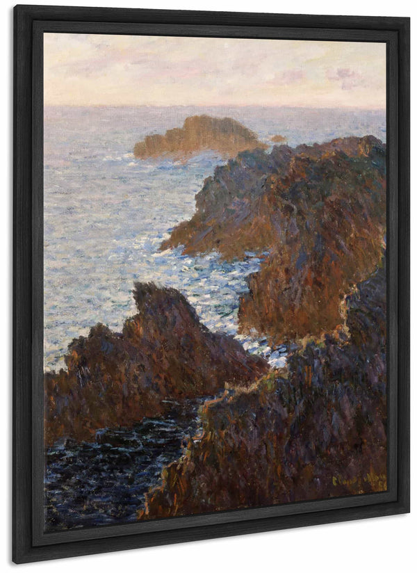 Rocks At Belle Isle Port Domois By Claude Monet