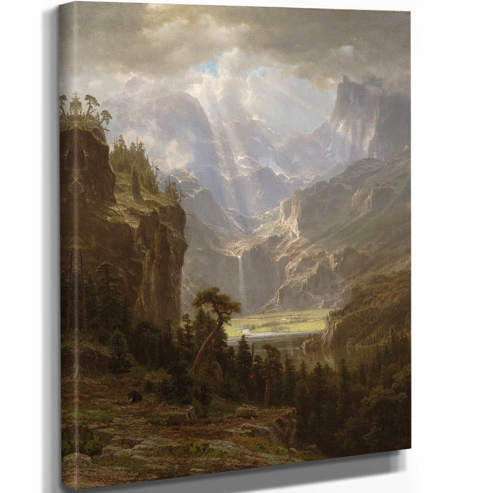 Albert Bierstadt Rocky Mountains Landers Peak By Albert Bierstadt