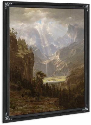 Rocky Mountains Landers Peak By Albert Bierstadt