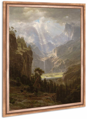 Rocky Mountains Landers Peak By Albert Bierstadt