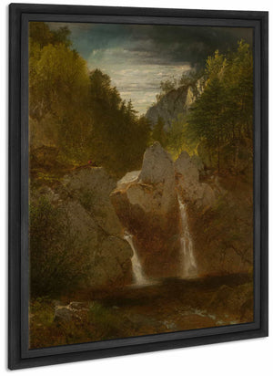 Rocky Pool Bash Bish Falls By John Frederick Kensett