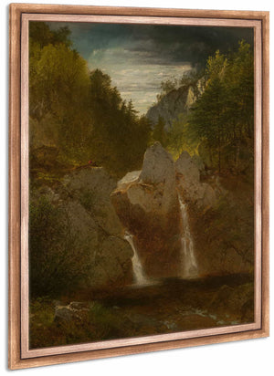 Rocky Pool Bash Bish Falls By John Frederick Kensett