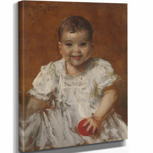 William Merritt Chase 11" x 14" / Stretched Canvas Wrap Roland By William Merritt Chase