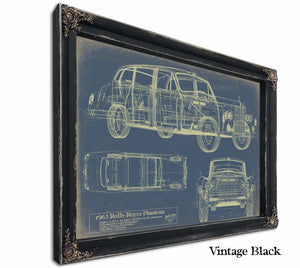 Rolls Royce Phantom Park Ward Limousine 1963 Wall Art from Bella Frye.