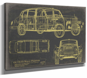 Rolls Royce Phantom Park Ward Limousine 1963 Wall Art from Bella Frye.