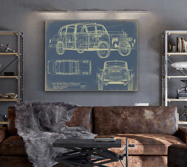 Rolls Royce Phantom Parkward Limousine1963 Wall Art from Bella Frye.