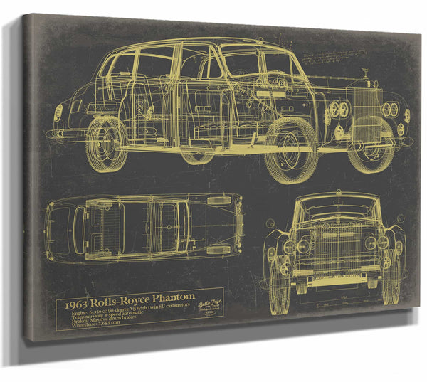 Rolls Royce Phantom Parkward Limousine1963 Wall Art from Bella Frye.