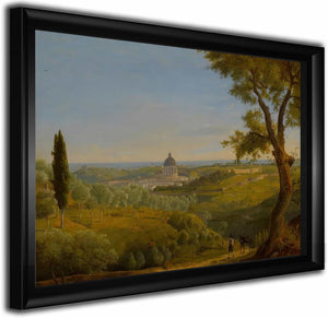 Rome A View Of Saint Peters From Monte Mario By Charles Lock Eastlake