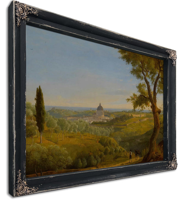 Rome A View Of Saint Peters From Monte Mario By Charles Lock Eastlake