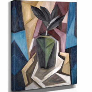 Marsden Hartley 11" x 14" / Stretched Canvas Wrap Rubber Plant By Marsden Hartley 1