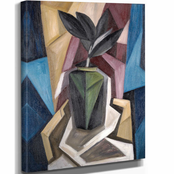 Marsden Hartley 11" x 14" / Stretched Canvas Wrap Rubber Plant By Marsden Hartley 1