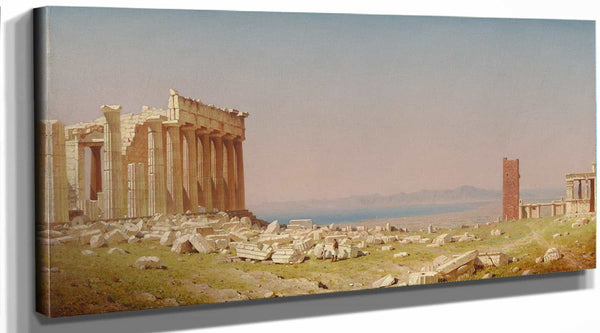 Sanford Robinson Gifford Ruins Of The Parthenon By Sanford Robinson Gifford