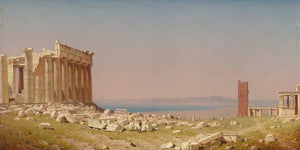 Sanford Robinson Gifford Ruins Of The Parthenon By Sanford Robinson Gifford