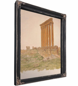 Ruins Of The Temple Of Zeus Baalbek By Frederic Edwin Church