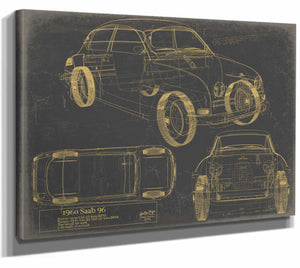 Saab961960 Wall Art from Bella Frye.