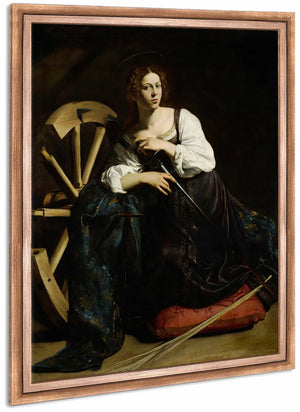 Saint Catherine Of Alexandria By Caravaggio