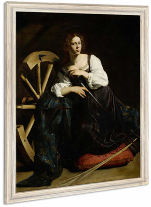 Saint Catherine Of Alexandria By Caravaggio