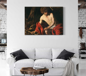 Caravaggio Saint John The Baptist By Caravaggio