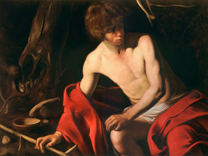 Caravaggio Saint John The Baptist By Caravaggio