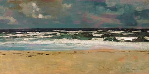 Winslow Homer Sandy Beach With Breakers By Winslow Homer