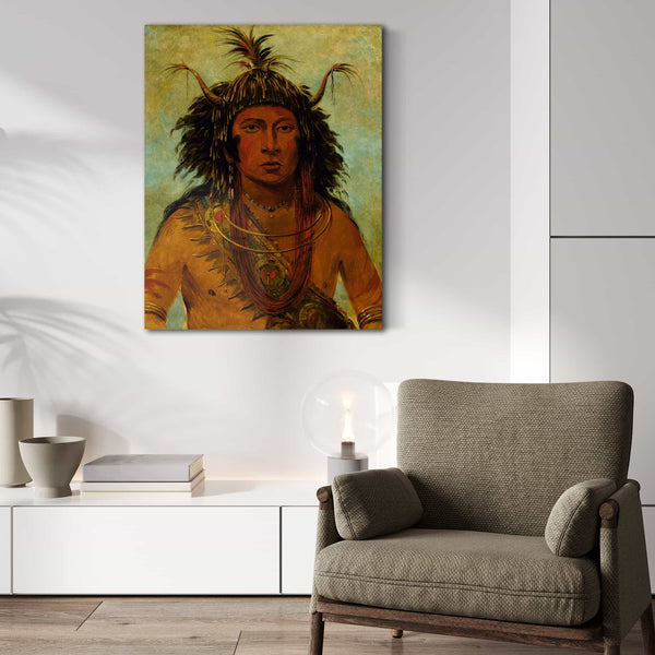 George Catlin Say Say Gon Hail Storm War Chief By George Catlin